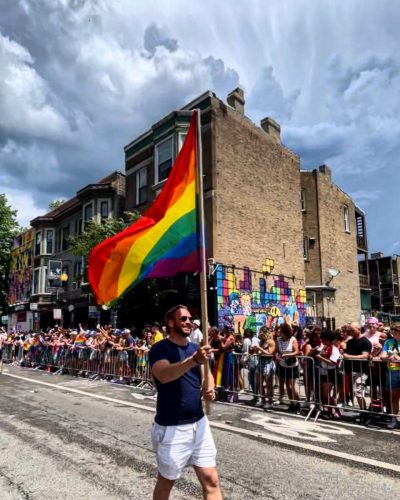 Dan at Pride Parade
