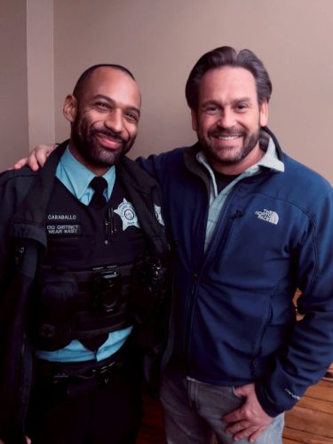 Dan with Police Officer
